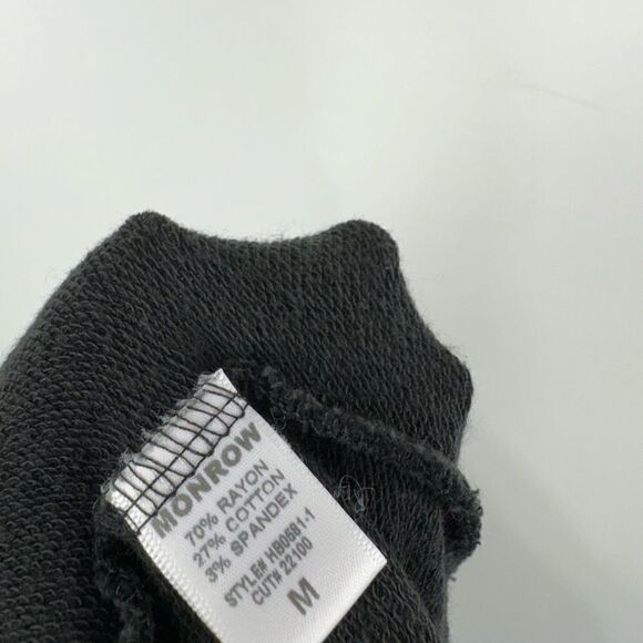 NEW MONROW monrow monrow sweatpants in black - Picture 5 of 5